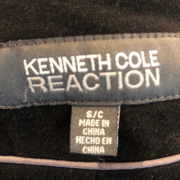 Kenneth Cole black Trench Coat Size Small - Picture 5 of 5